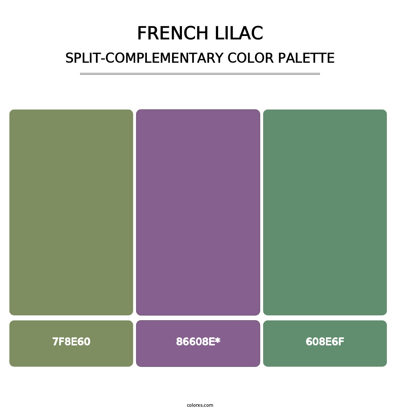 French Lilac - Split-Complementary Color Palette