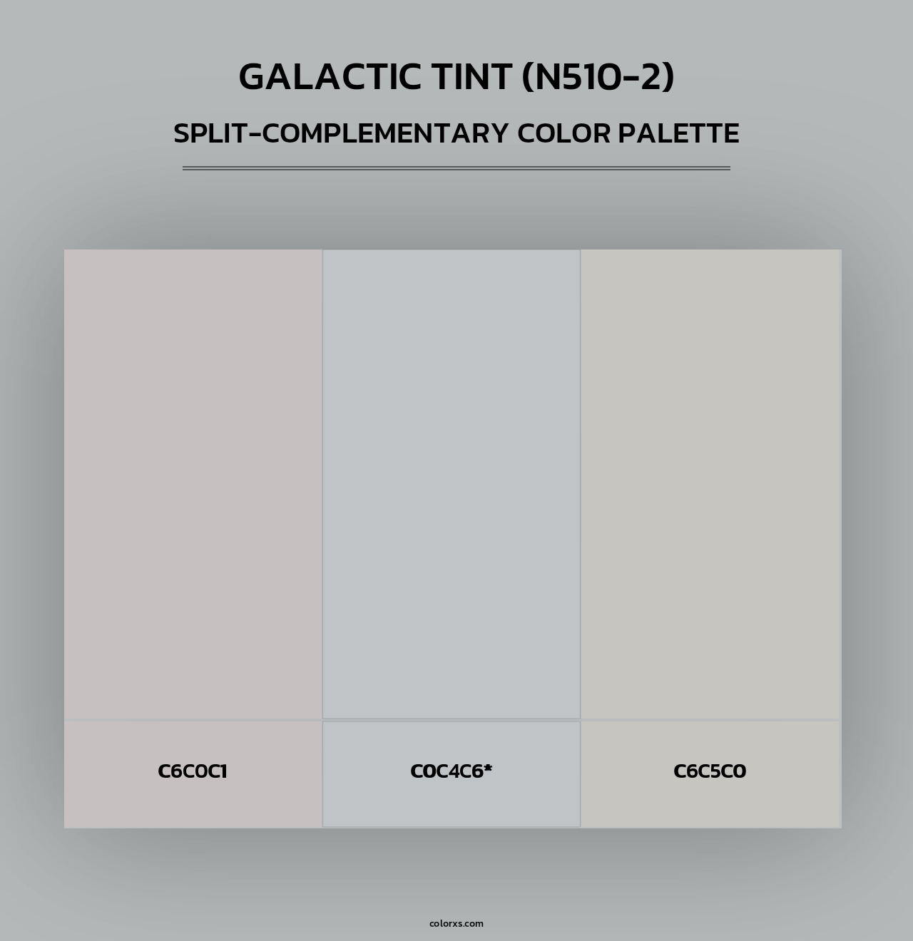Galactic Tint (N510-2) - Split-Complementary Color Palette