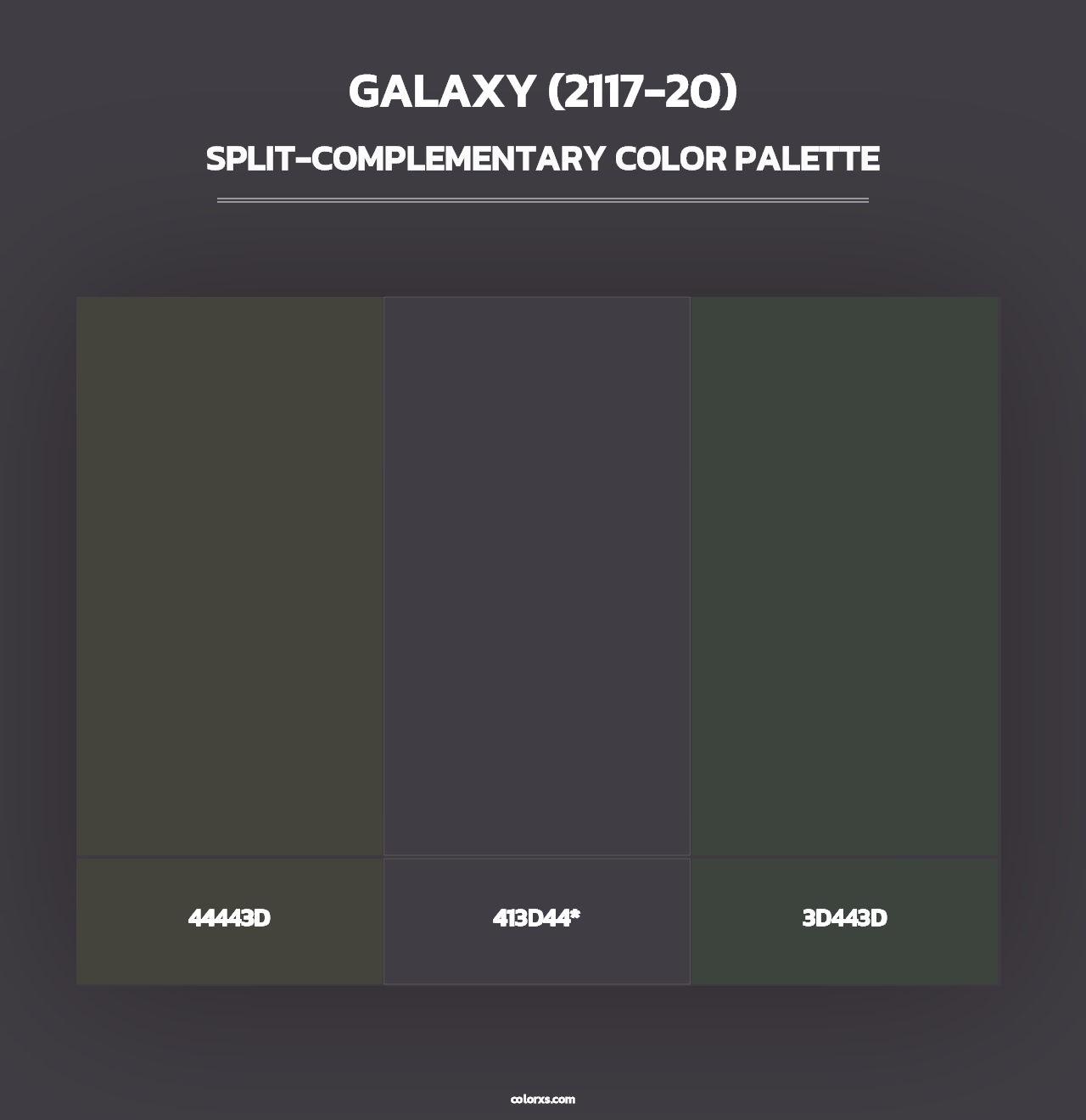 Galaxy (2117-20) - Split-Complementary Color Palette