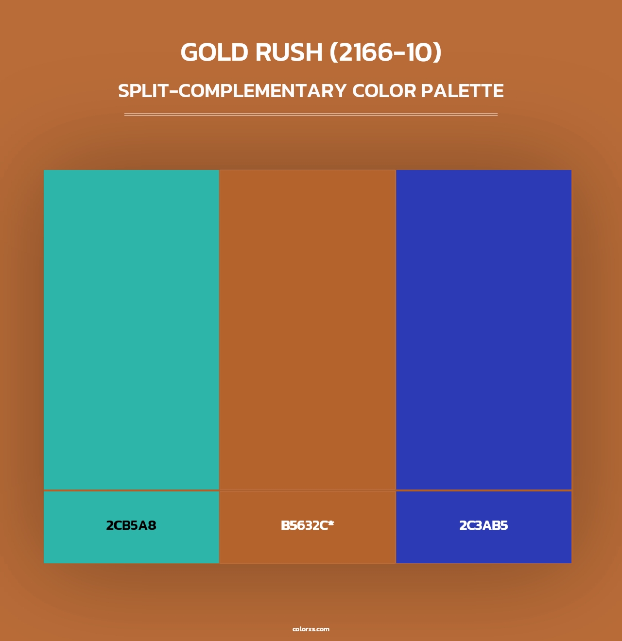 Gold Rush (2166-10) - Split-Complementary Color Palette
