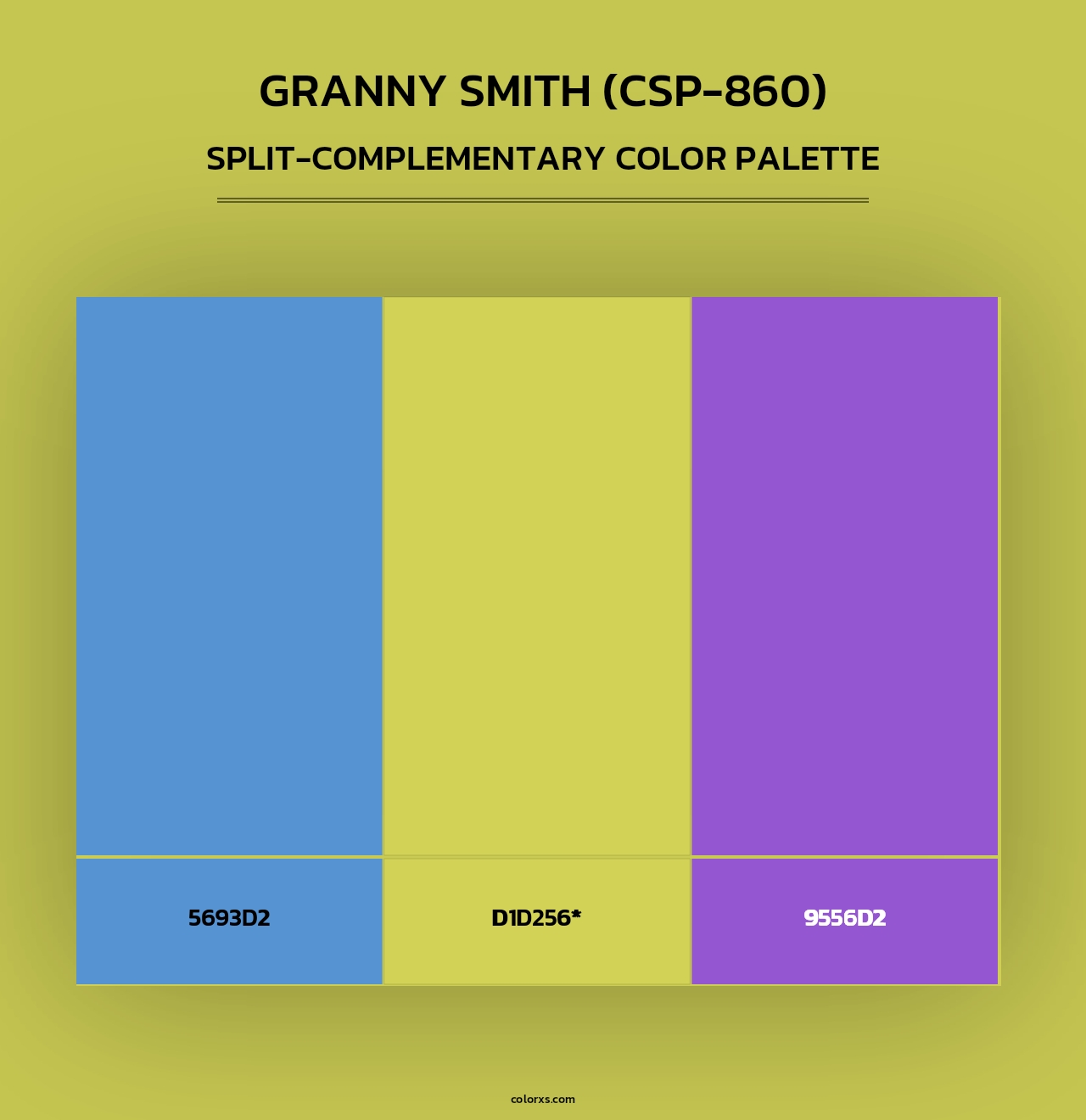 Granny Smith (CSP-860) - Split-Complementary Color Palette