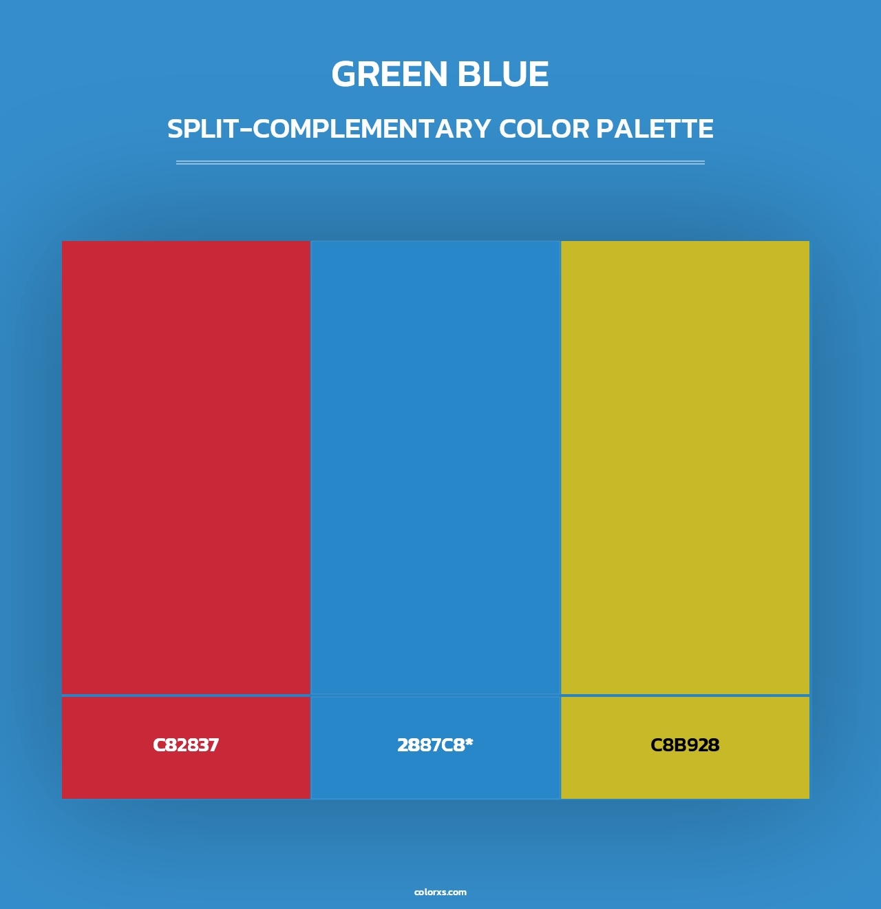 Green Blue - Split-Complementary Color Palette