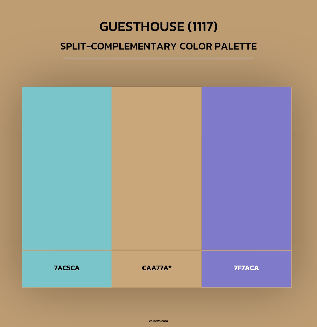 Guesthouse (1117) - Split-Complementary Color Palette