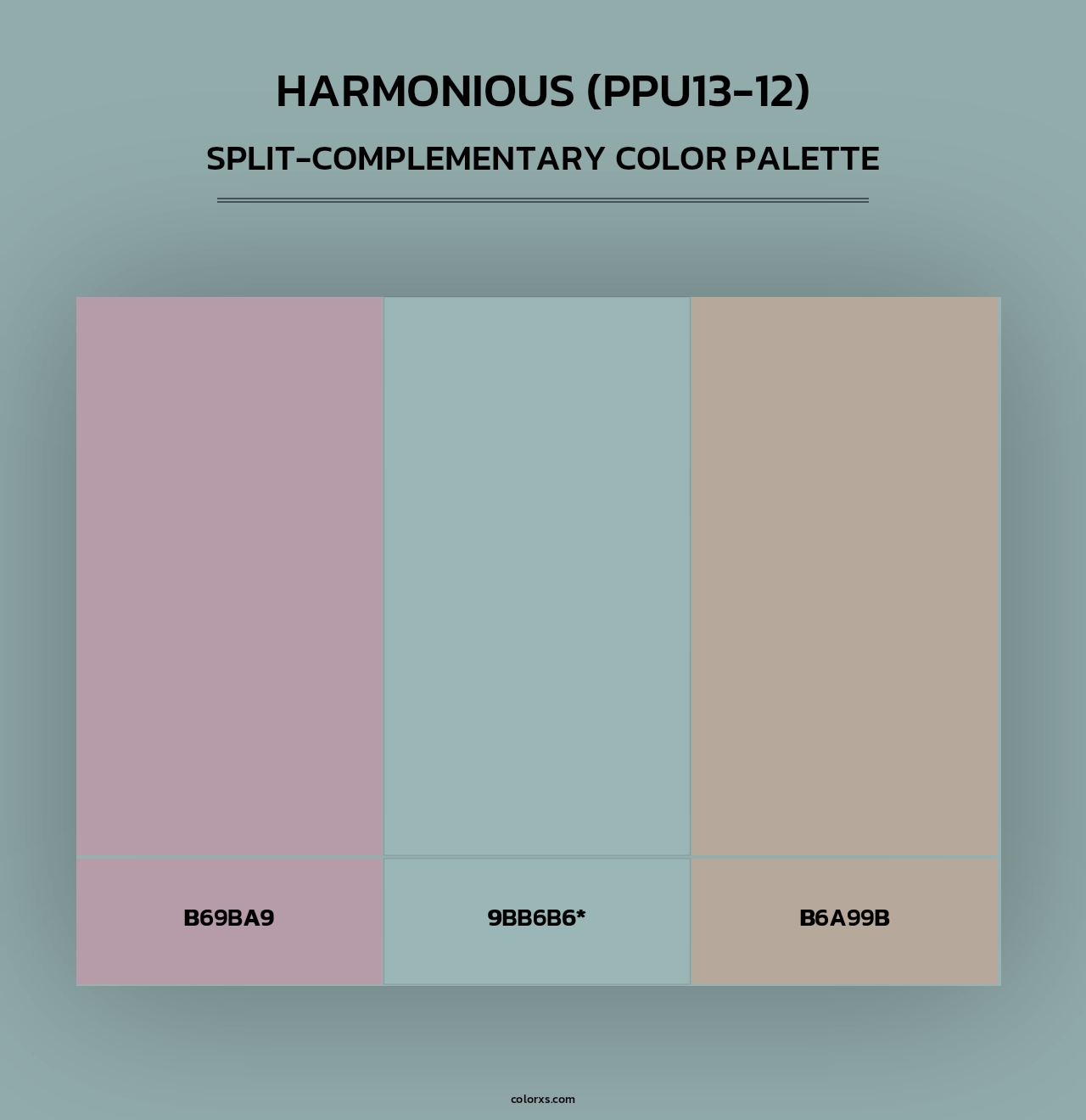 Harmonious (PPU13-12) - Split-Complementary Color Palette