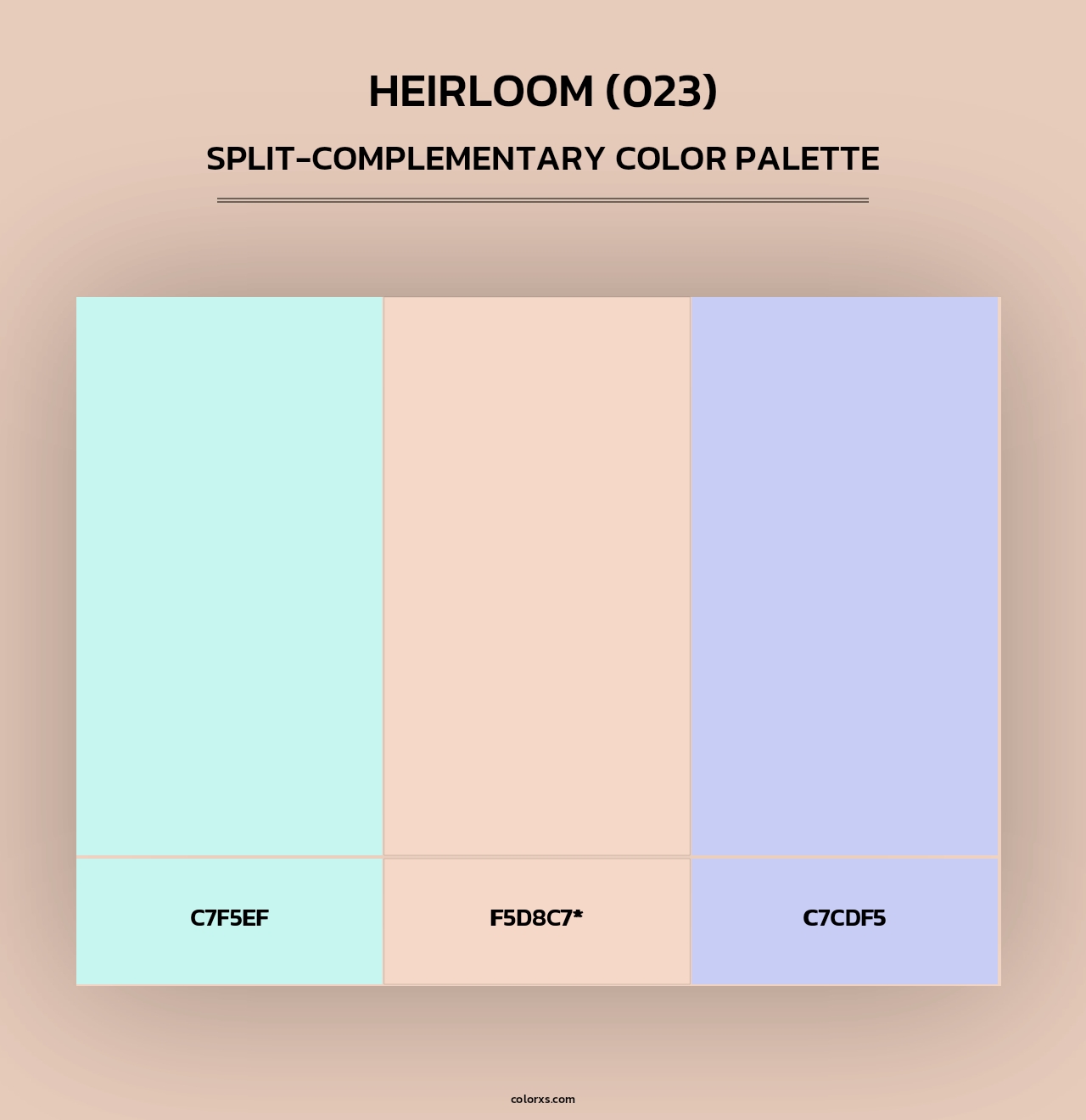 Heirloom (023) - Split-Complementary Color Palette