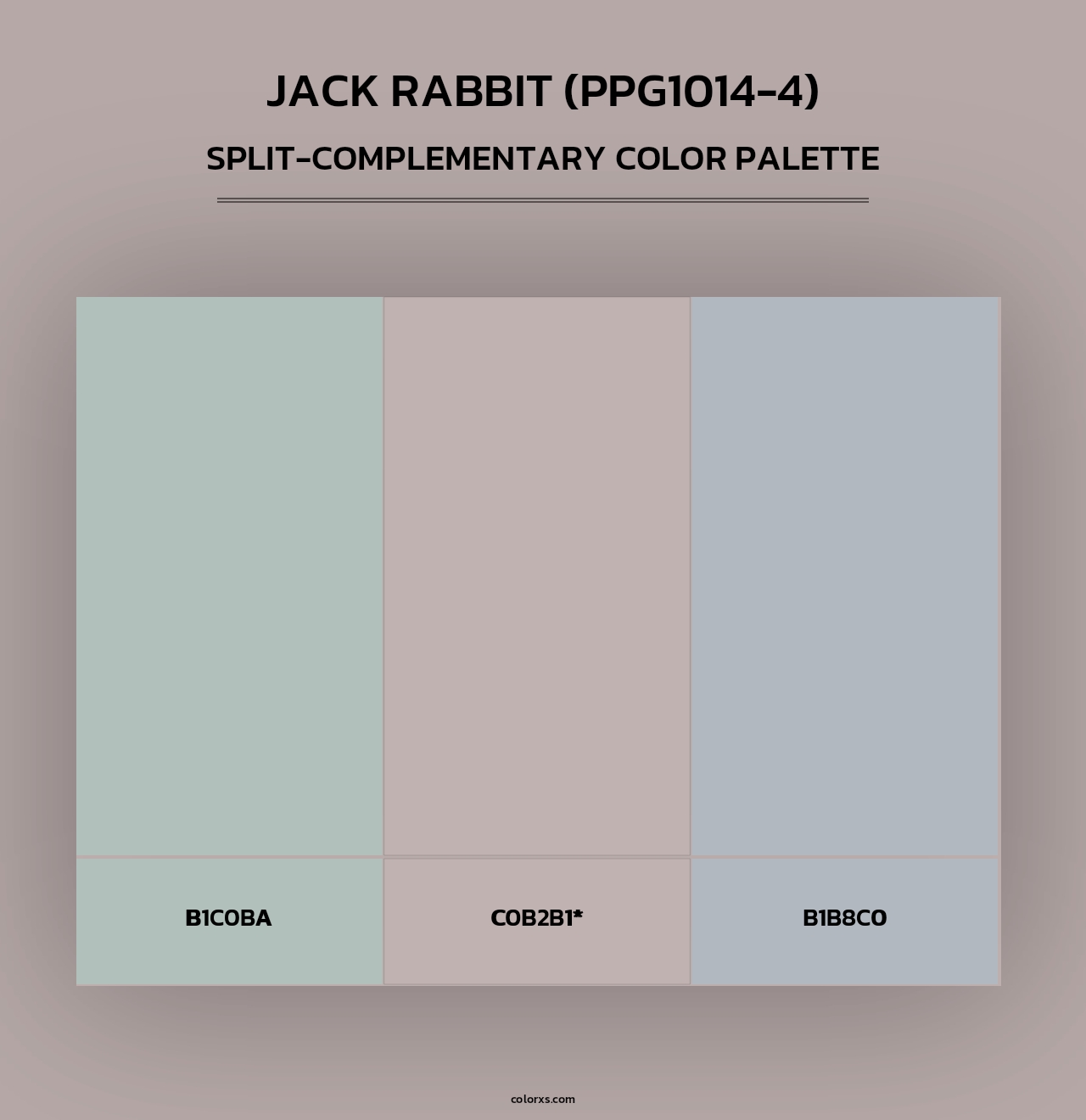 Jack Rabbit (PPG1014-4) - Split-Complementary Color Palette