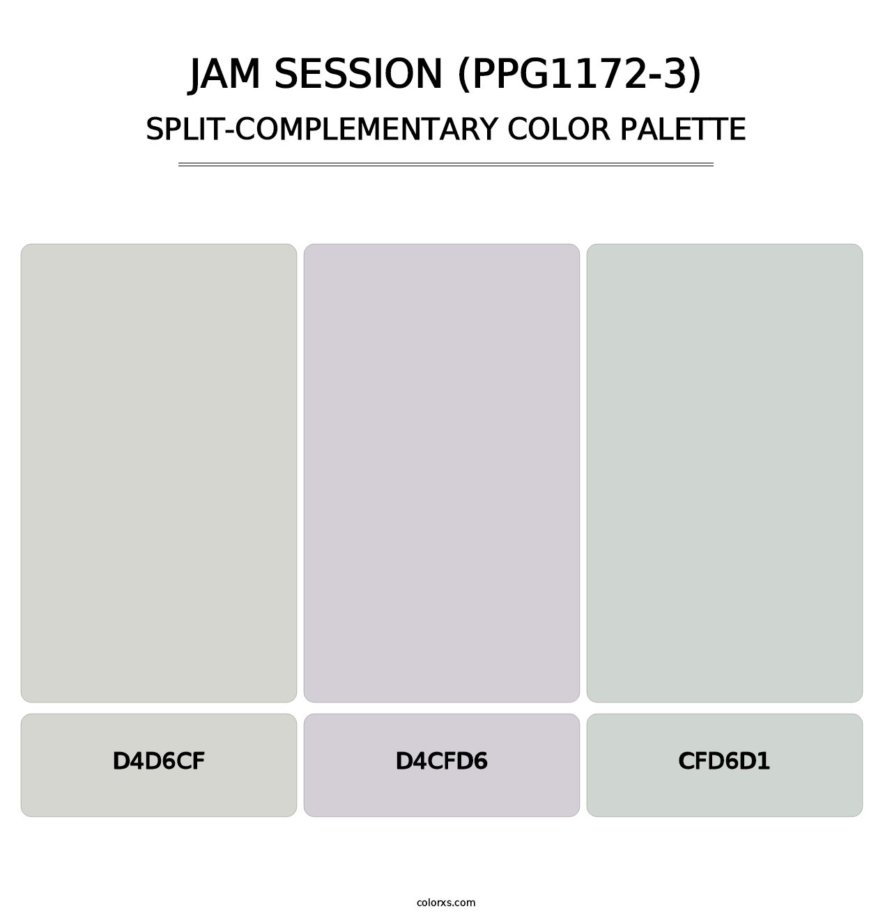 Jam Session (PPG1172-3) - Split-Complementary Color Palette
