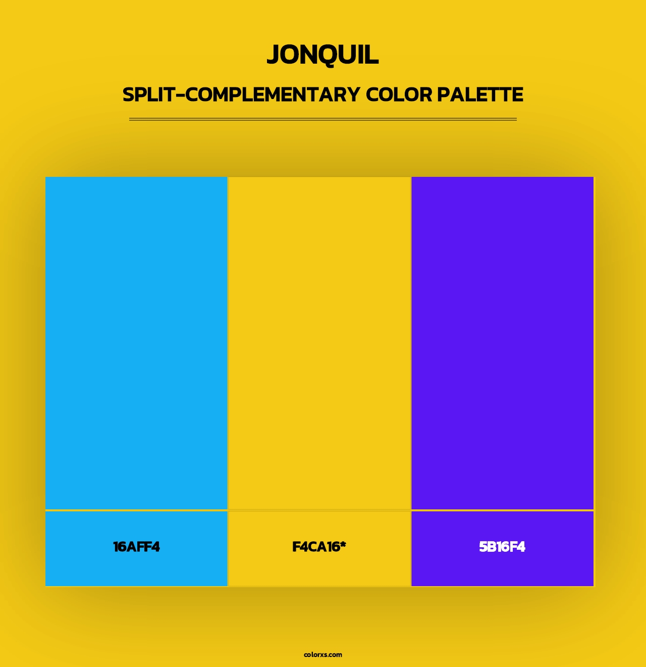 Jonquil - Split-Complementary Color Palette