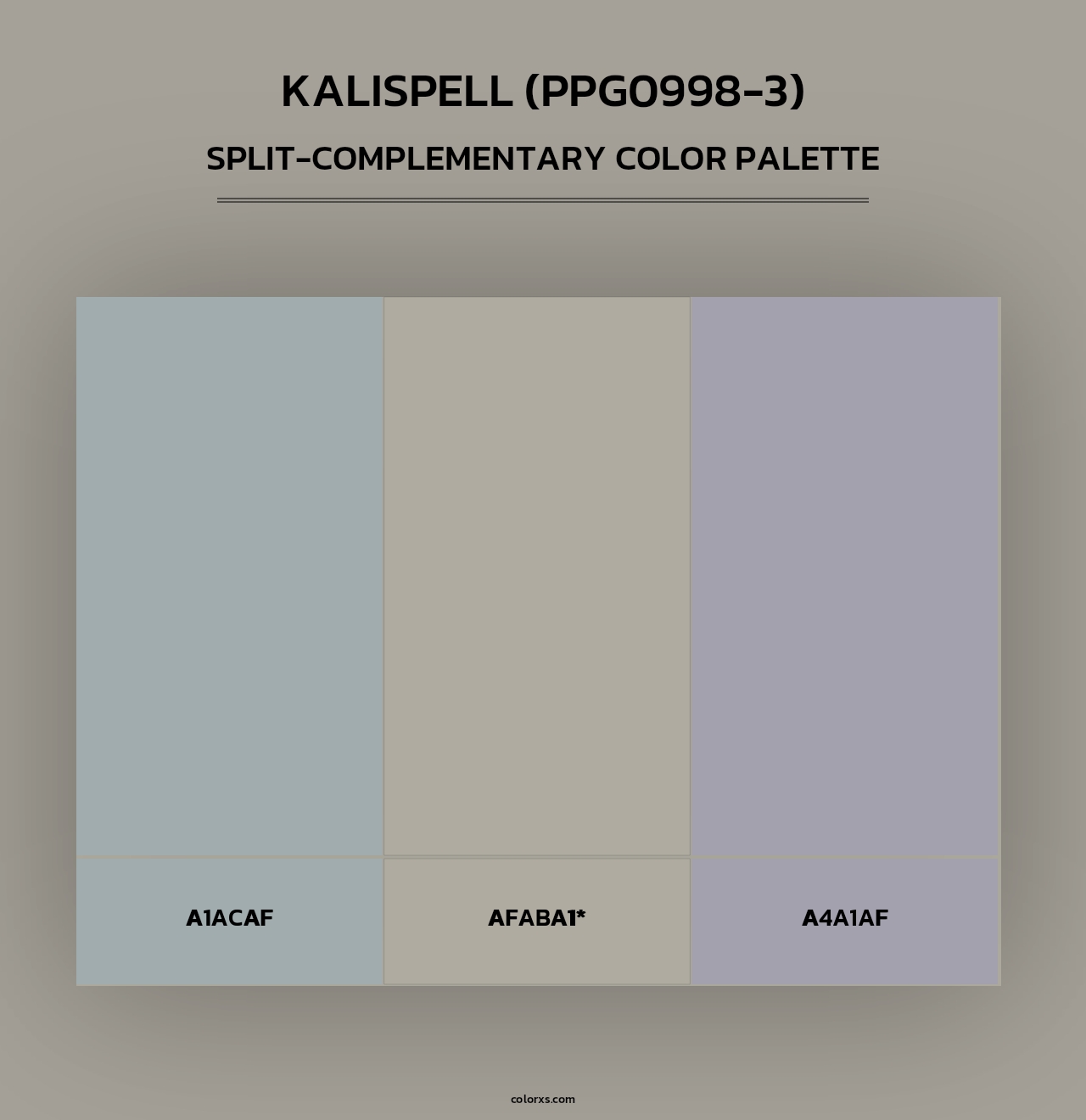 Kalispell (PPG0998-3) - Split-Complementary Color Palette
