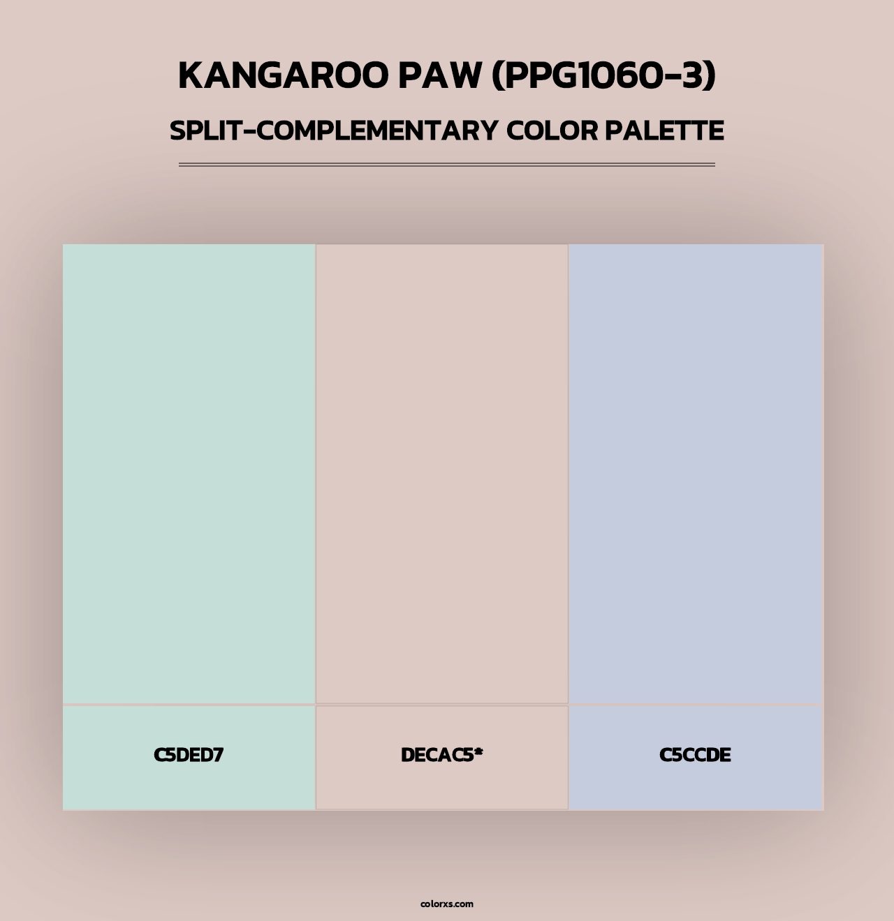 Kangaroo Paw (PPG1060-3) - Split-Complementary Color Palette