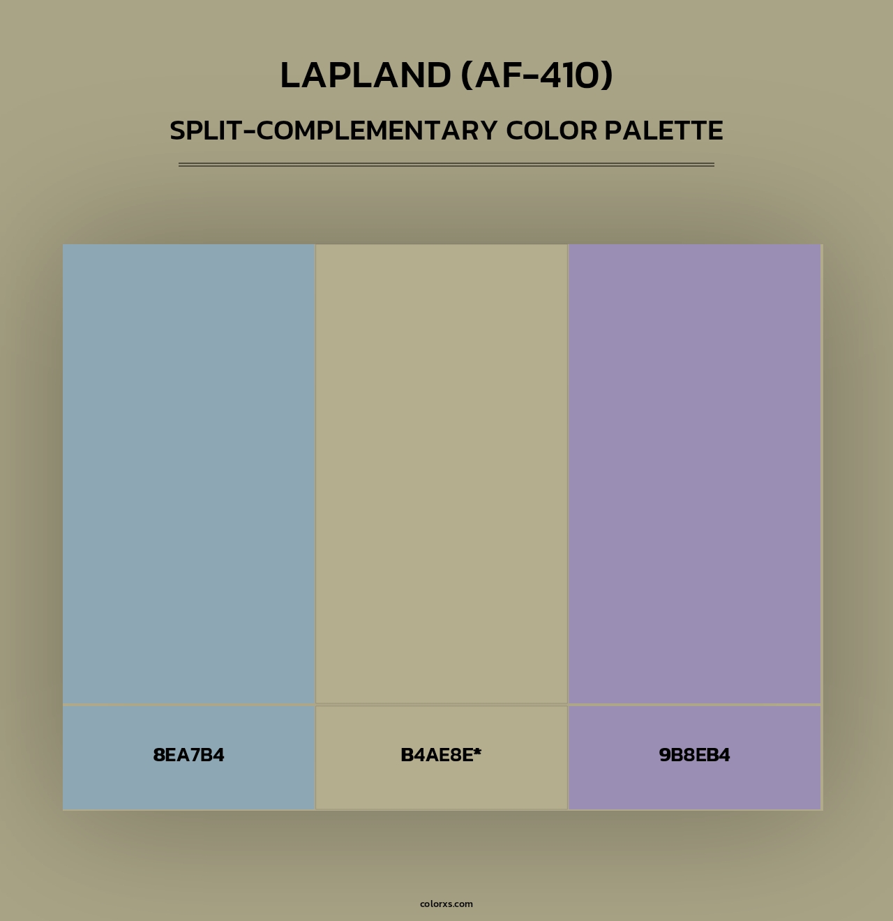 Lapland (AF-410) - Split-Complementary Color Palette
