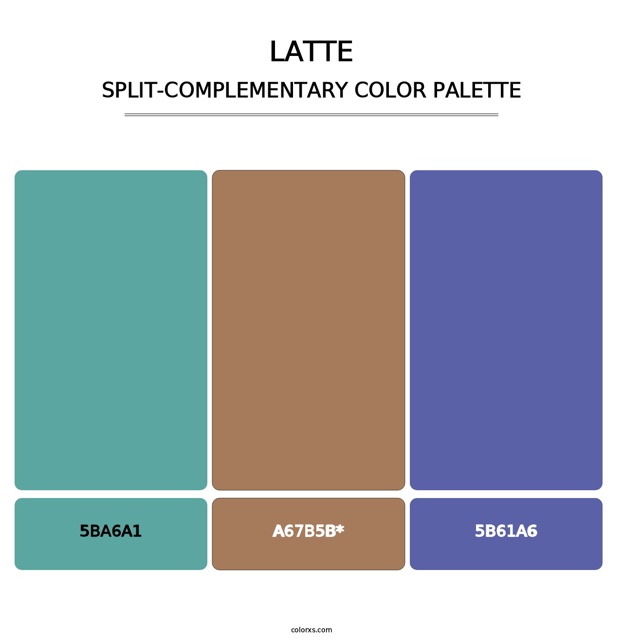 Latte - Split-Complementary Color Palette