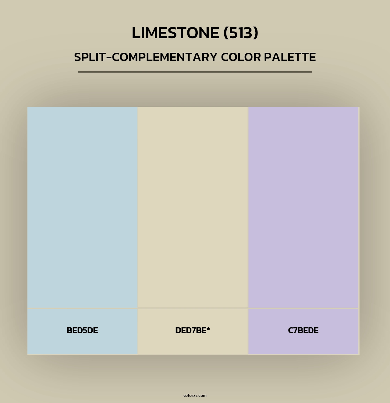 Limestone (513) - Split-Complementary Color Palette