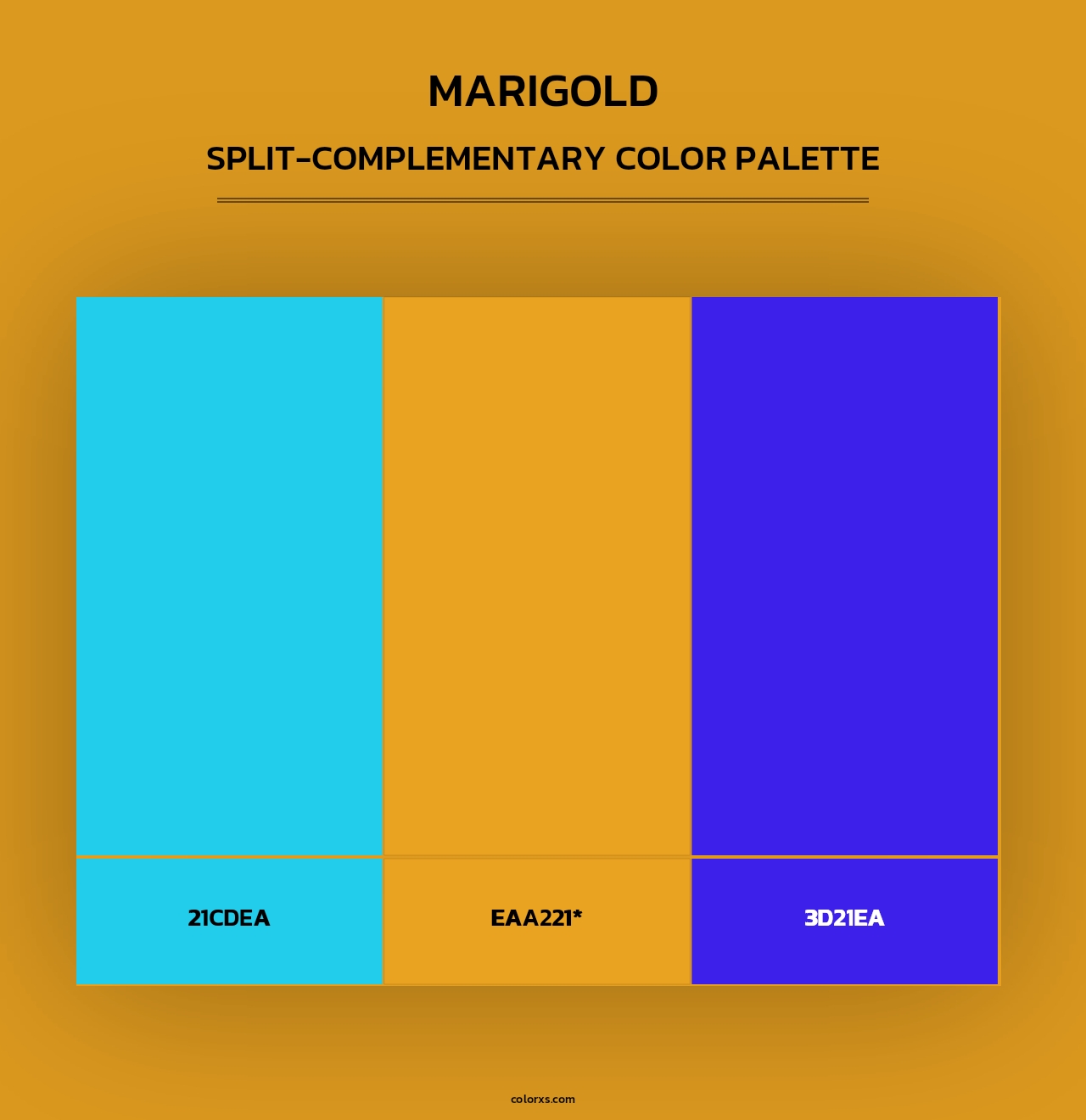 Marigold - Split-Complementary Color Palette