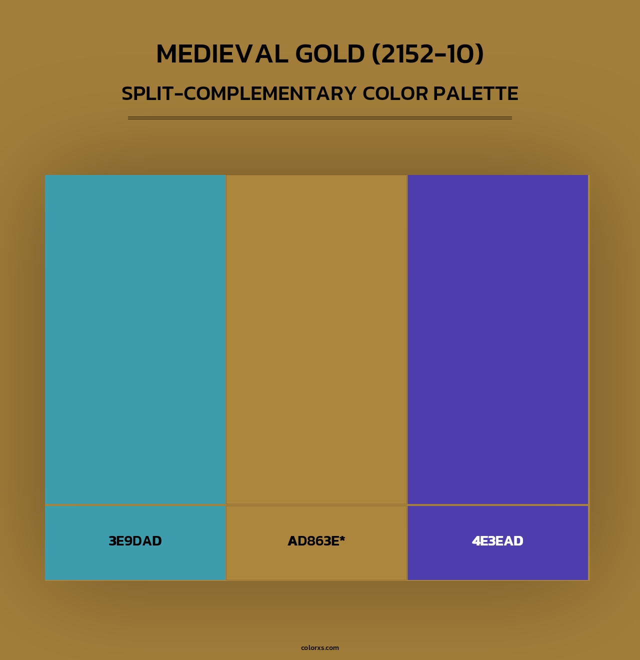 Medieval Gold (2152-10) - Split-Complementary Color Palette