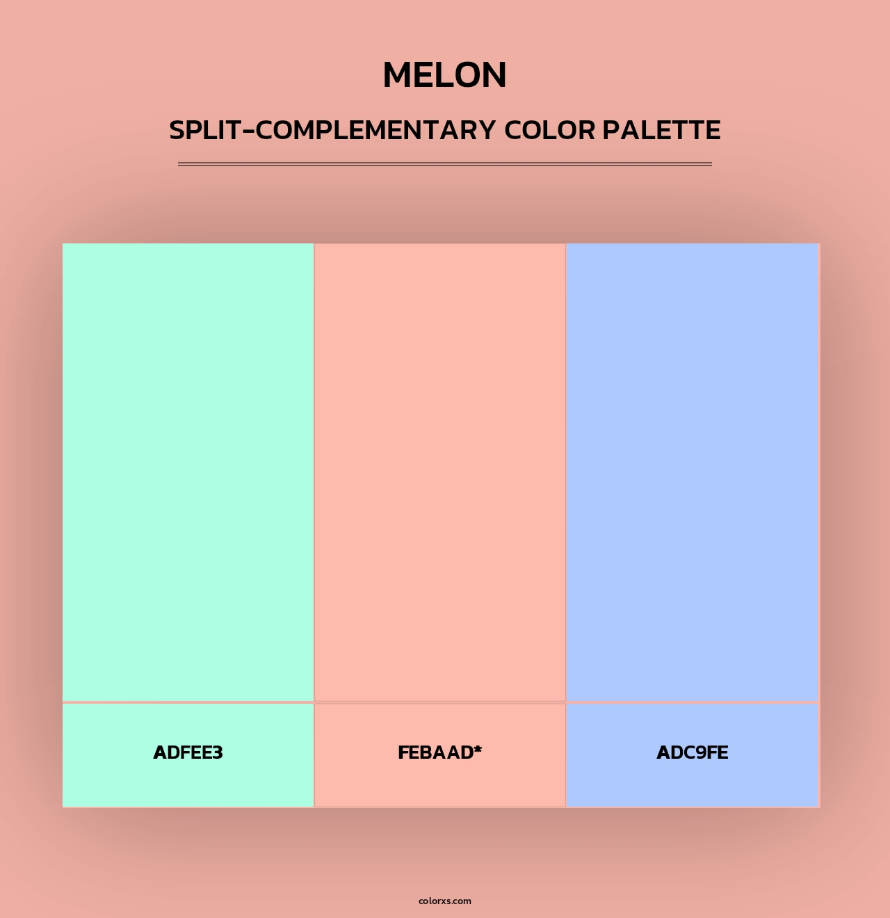Melon - Split-Complementary Color Palette