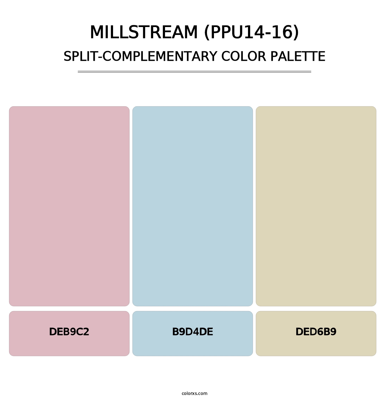 Millstream (PPU14-16) - Split-Complementary Color Palette