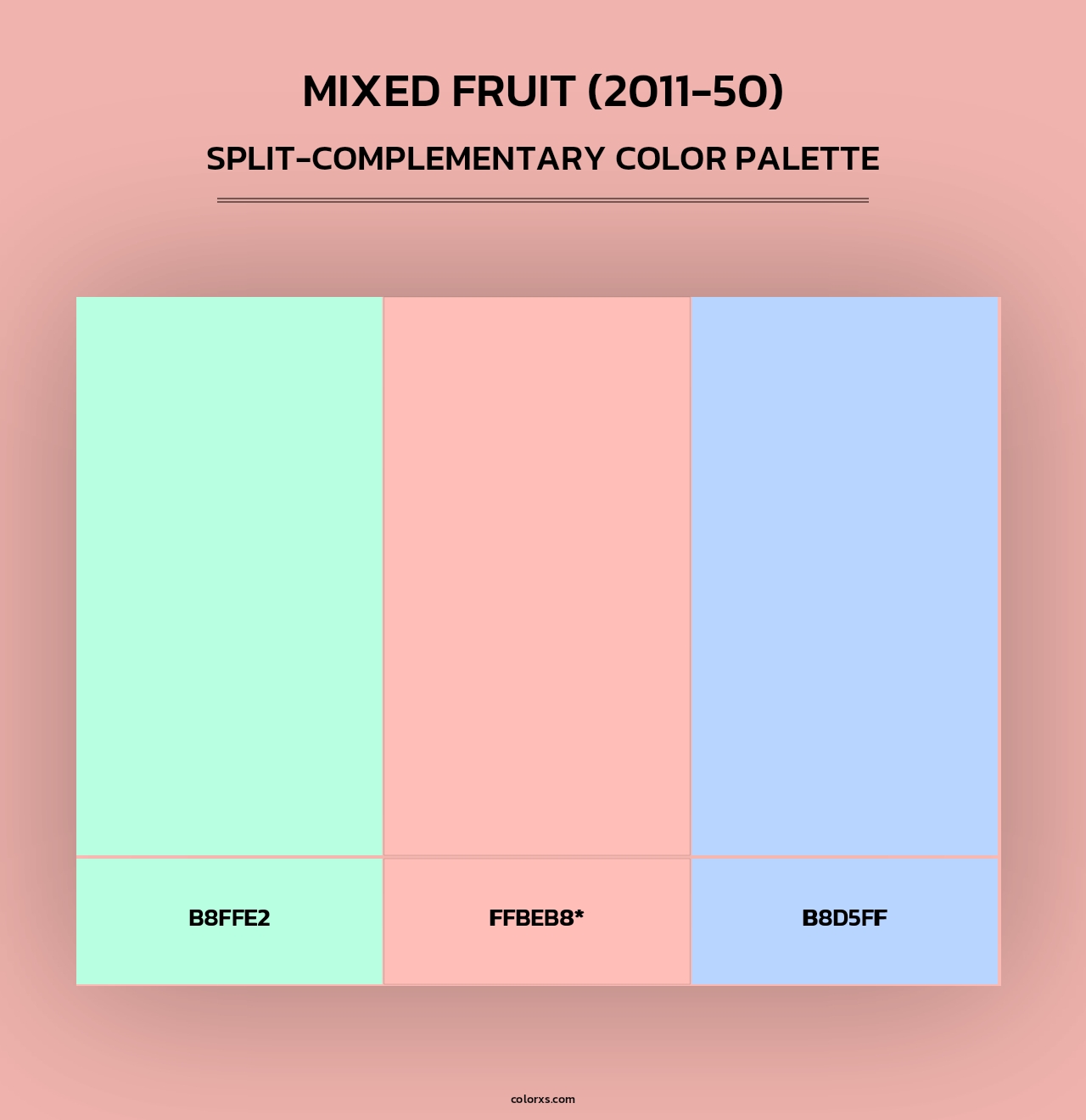 Mixed Fruit (2011-50) - Split-Complementary Color Palette
