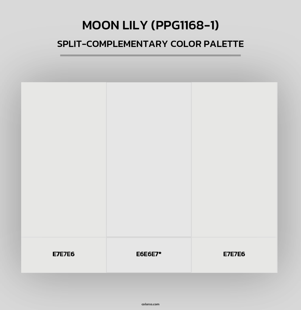 Moon Lily (PPG1168-1) - Split-Complementary Color Palette