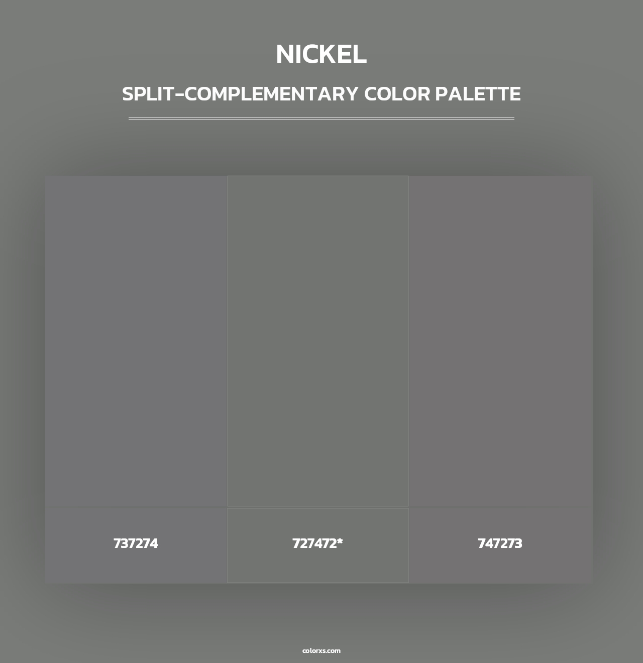 Nickel - Split-Complementary Color Palette
