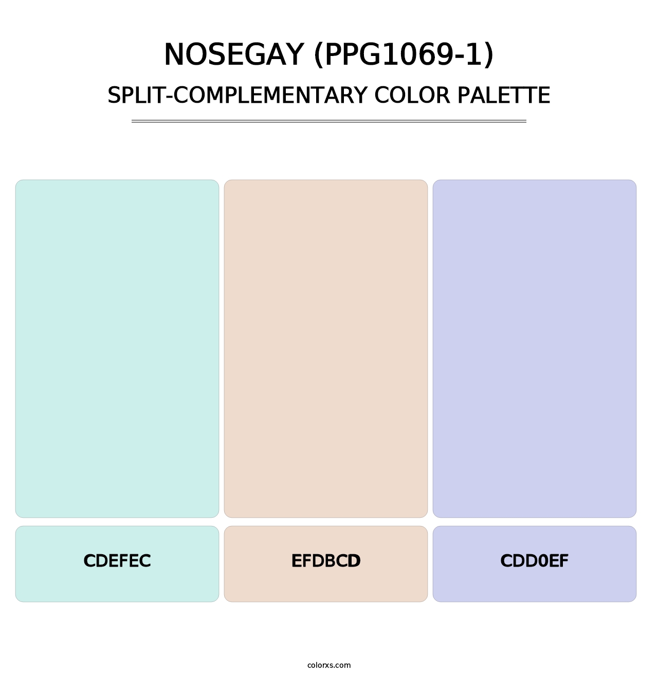 Nosegay (PPG1069-1) - Split-Complementary Color Palette