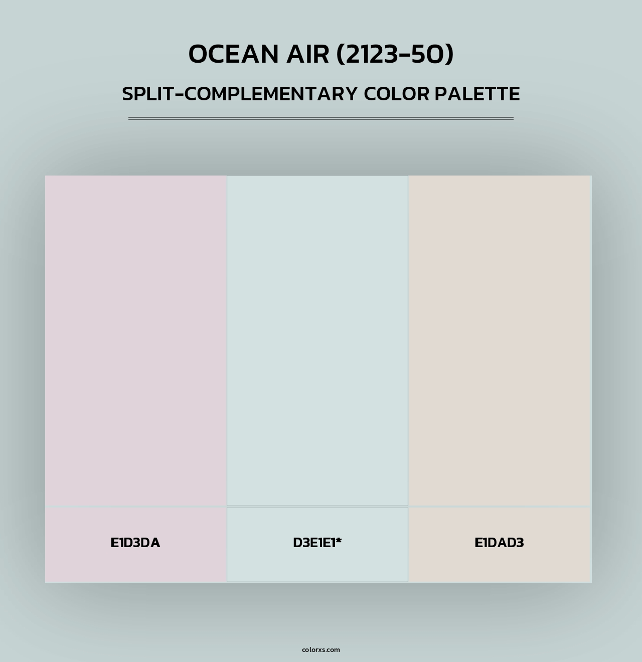 Ocean Air (2123-50) - Split-Complementary Color Palette
