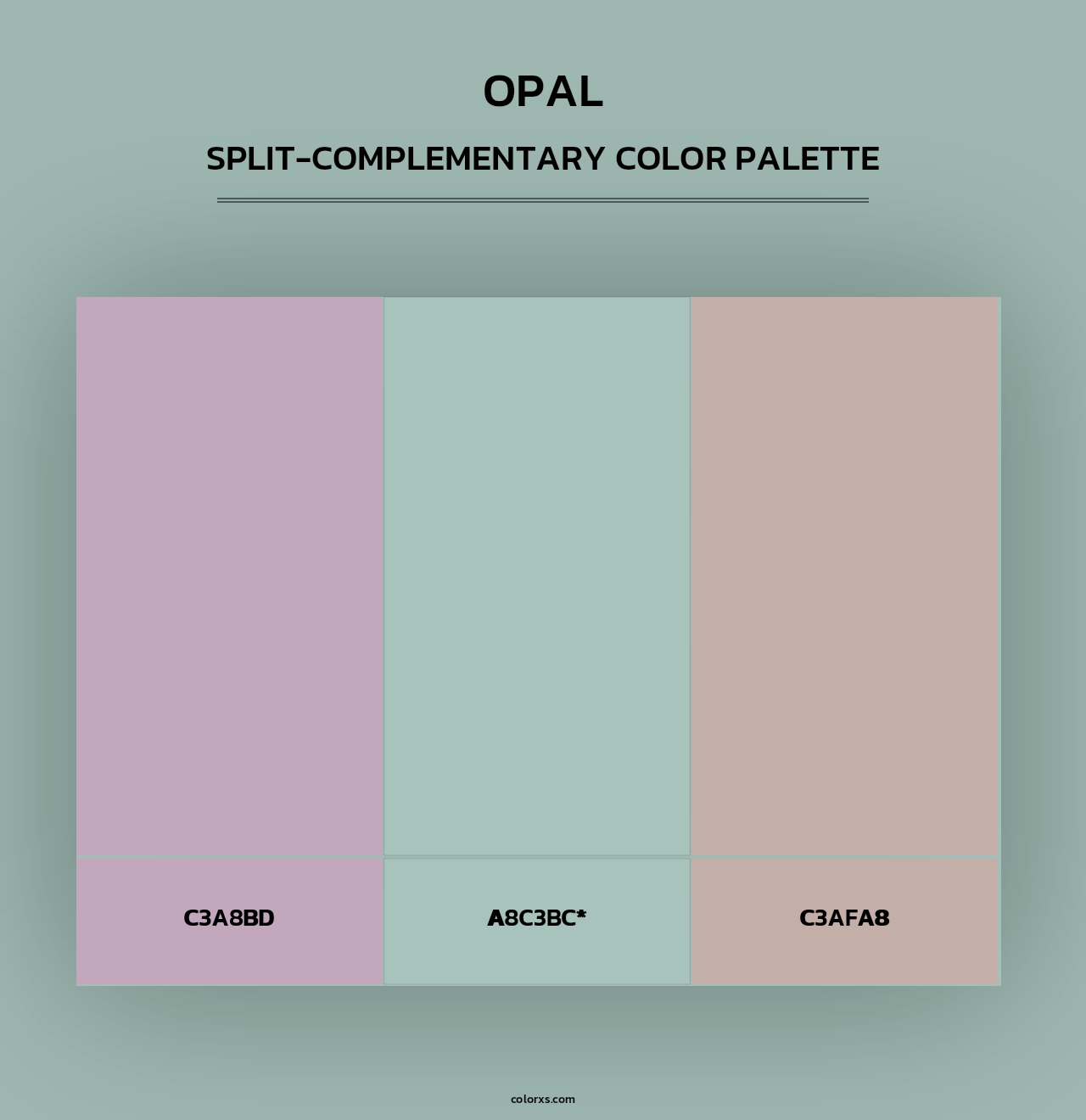 Opal - Split-Complementary Color Palette