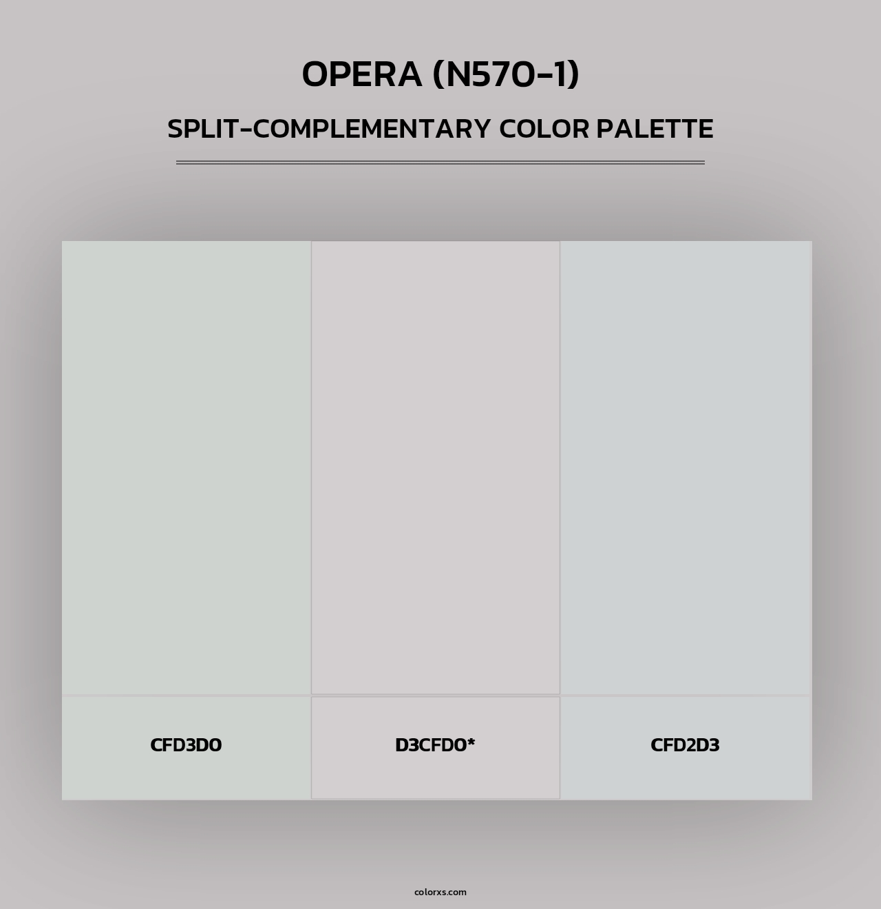 Opera (N570-1) - Split-Complementary Color Palette