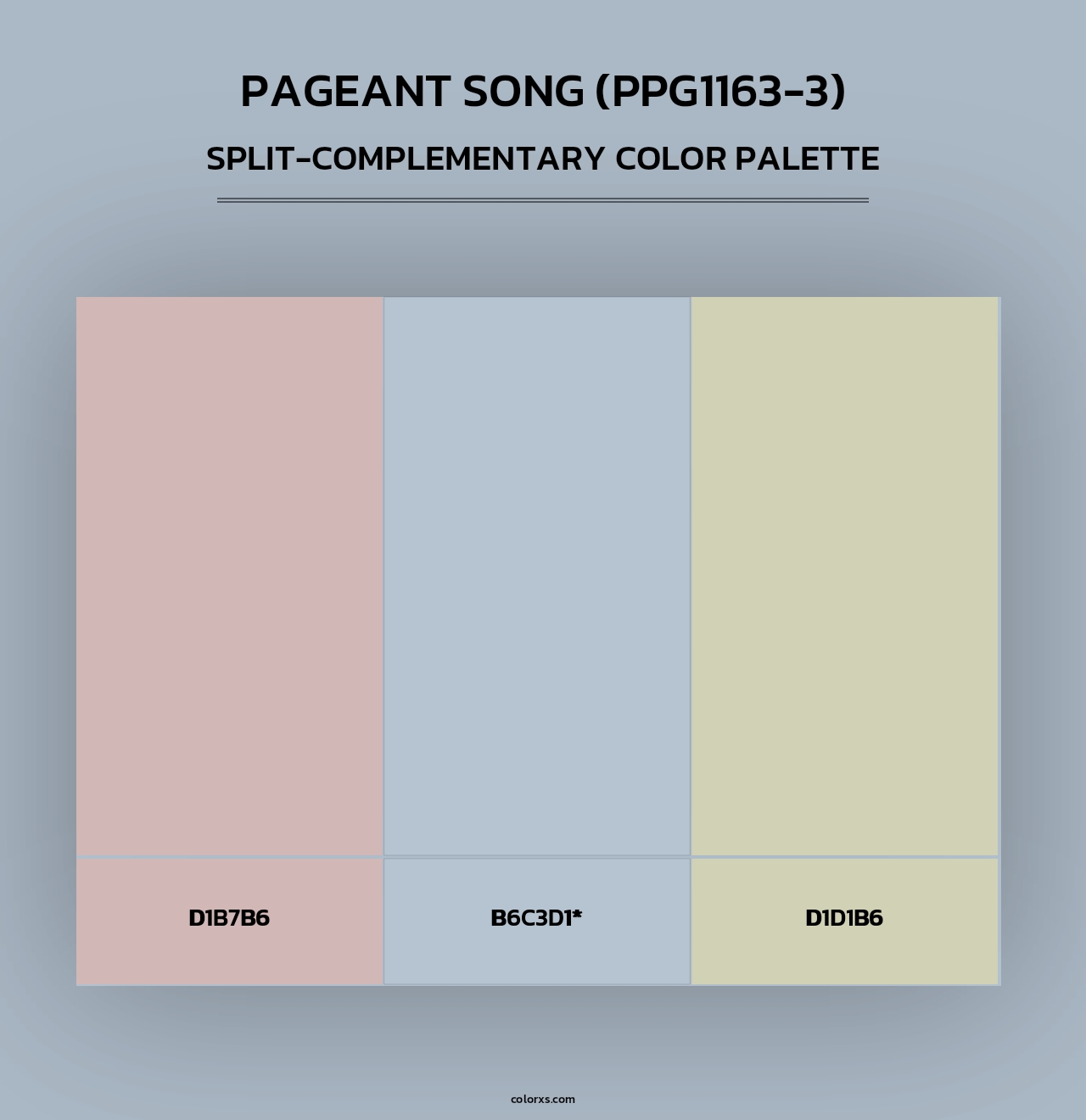 Pageant Song (PPG1163-3) - Split-Complementary Color Palette