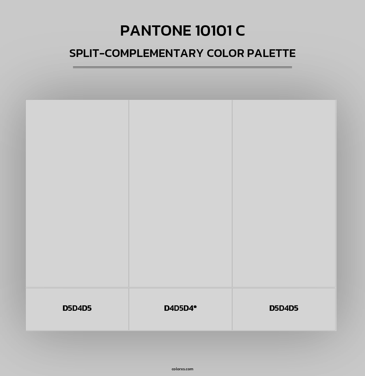 PANTONE 10101 C - Split-Complementary Color Palette