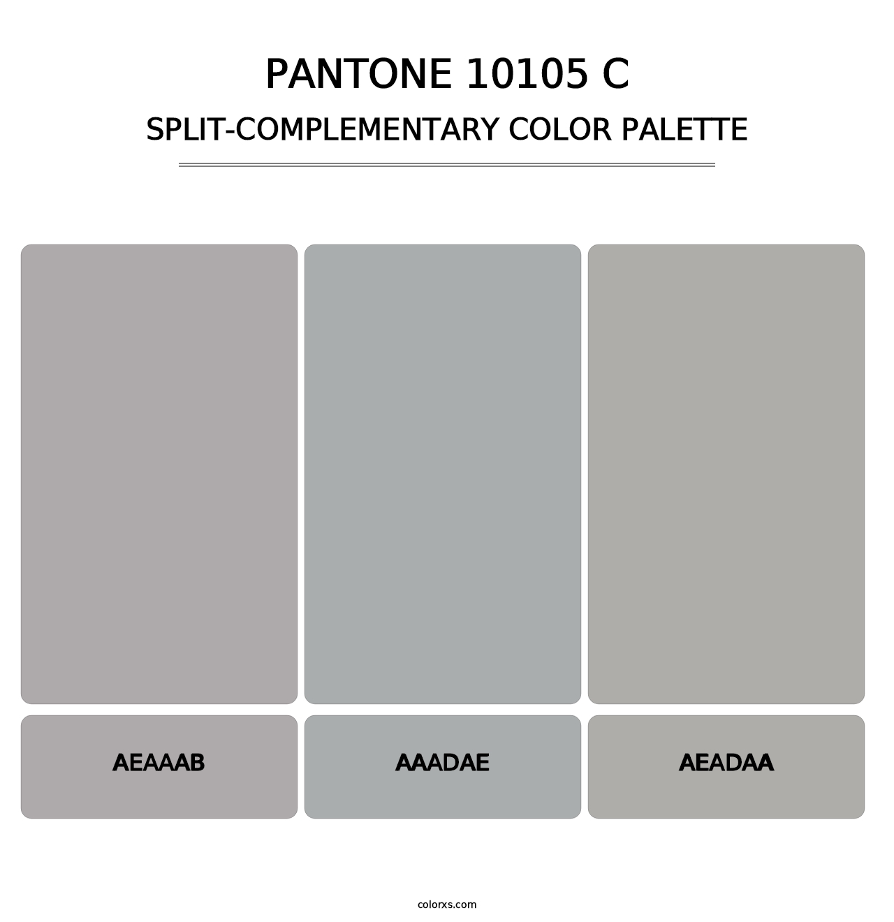 PANTONE 10105 C - Split-Complementary Color Palette