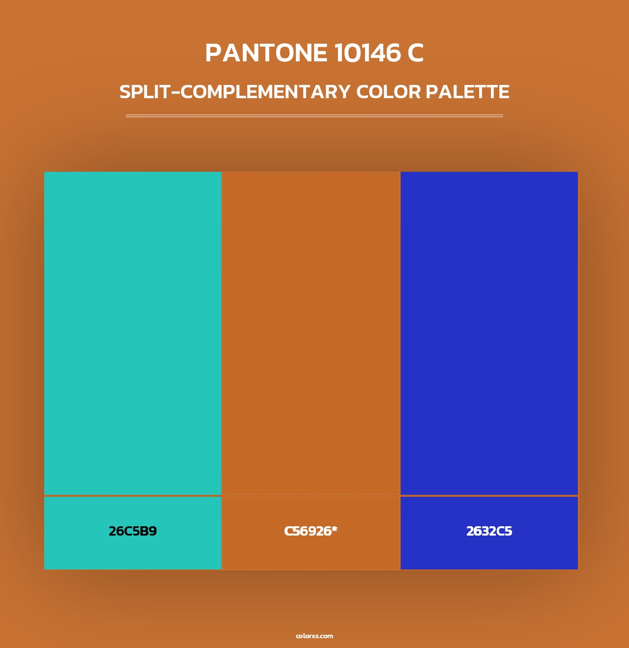 PANTONE 10146 C - Split-Complementary Color Palette