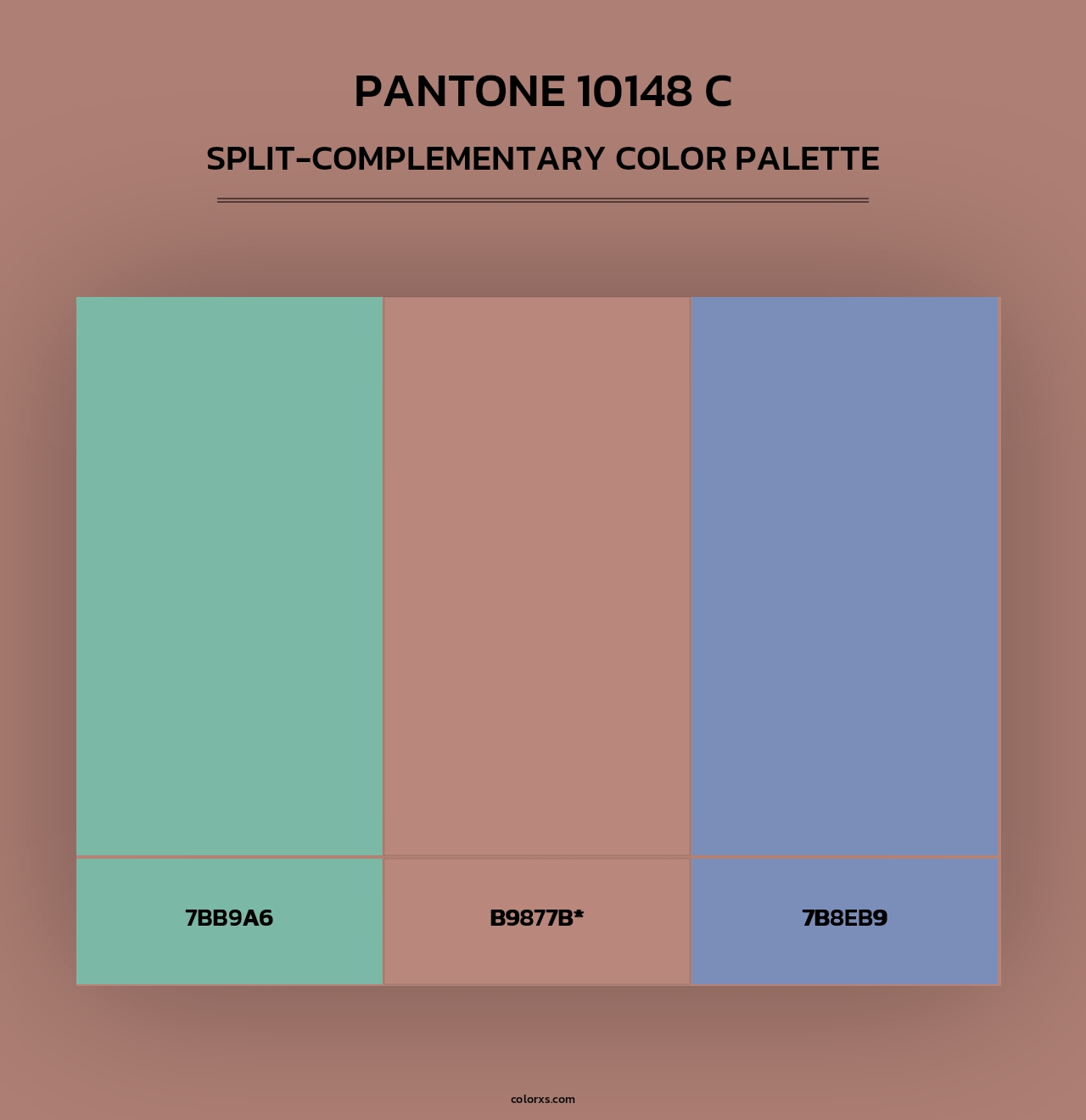 PANTONE 10148 C - Split-Complementary Color Palette