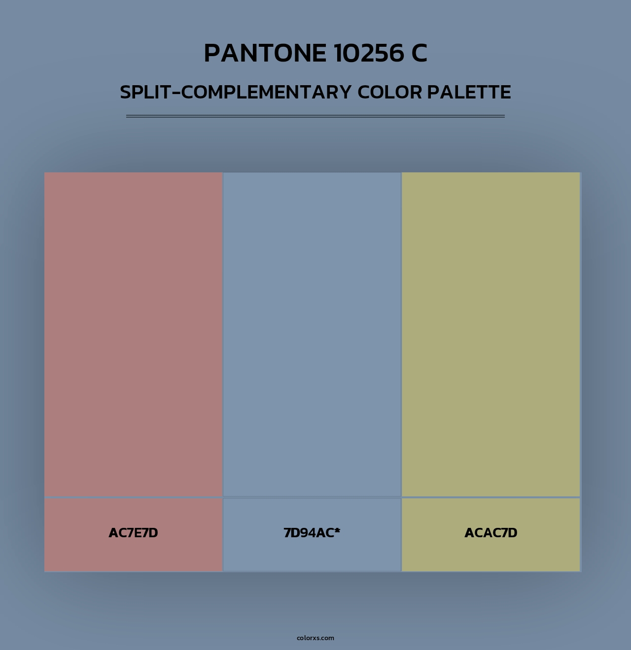 PANTONE 10256 C - Split-Complementary Color Palette