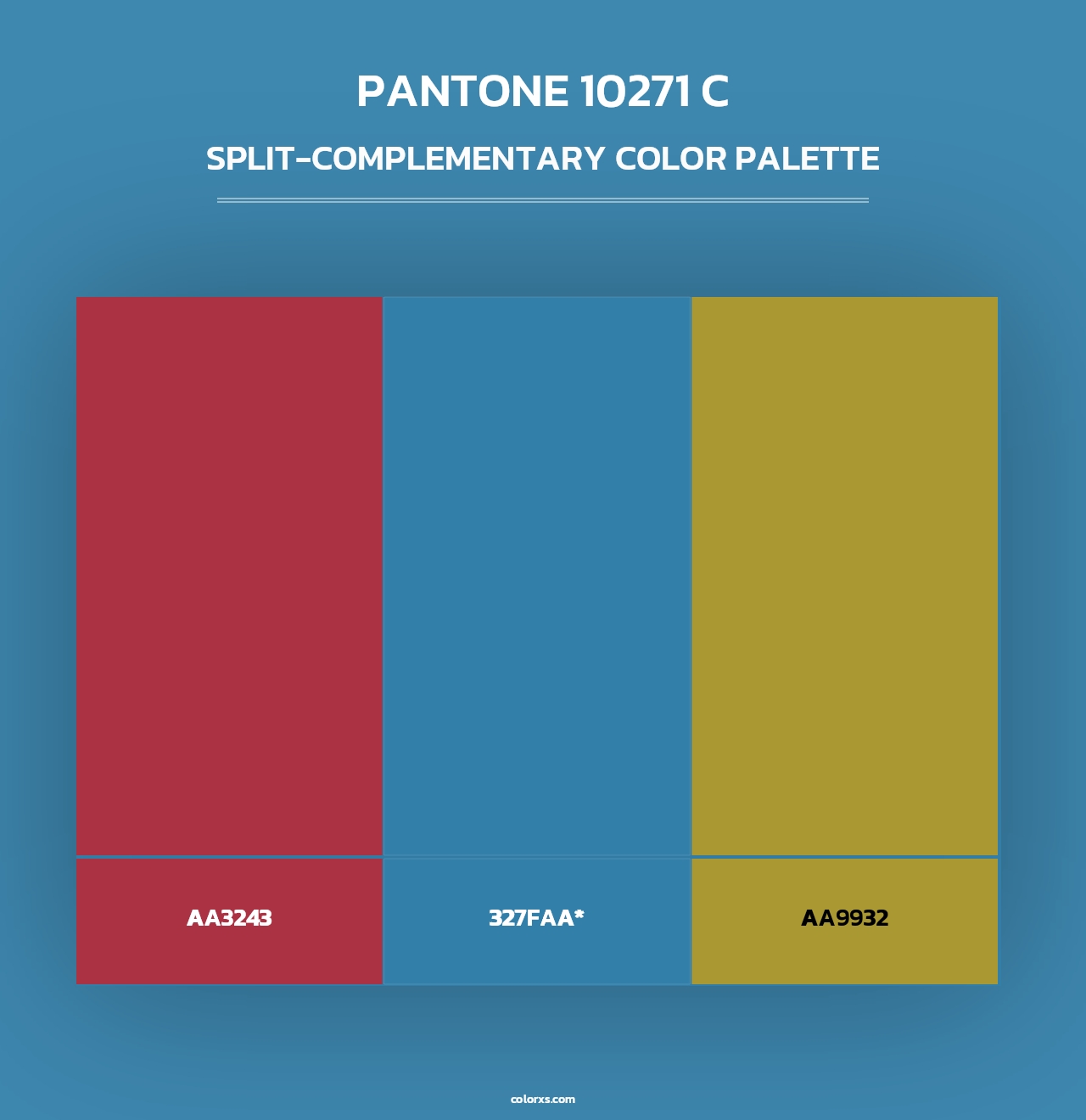 PANTONE 10271 C - Split-Complementary Color Palette
