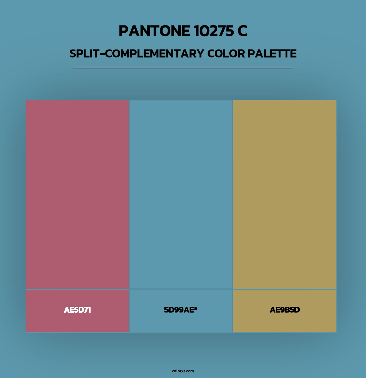 PANTONE 10275 C - Split-Complementary Color Palette