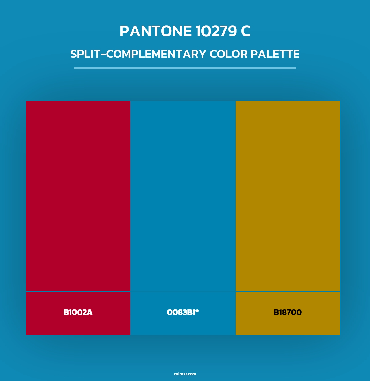 PANTONE 10279 C - Split-Complementary Color Palette