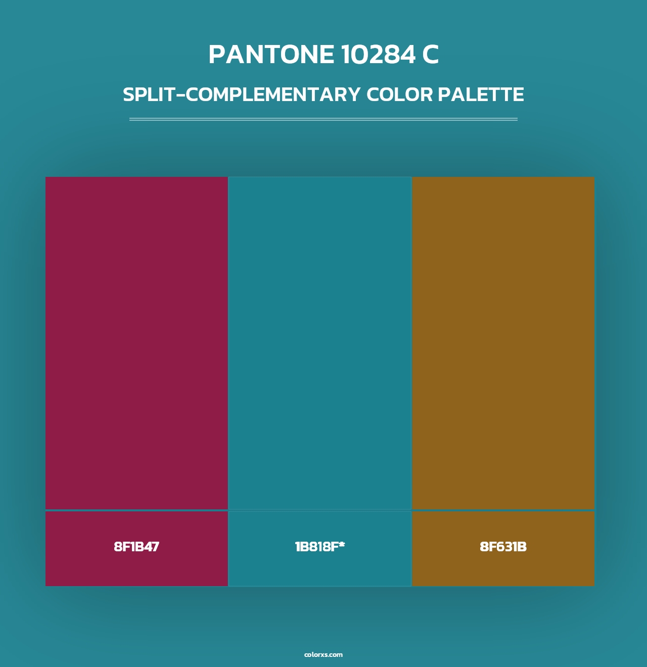 PANTONE 10284 C - Split-Complementary Color Palette