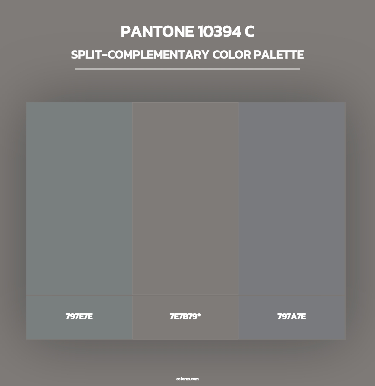 PANTONE 10394 C - Split-Complementary Color Palette