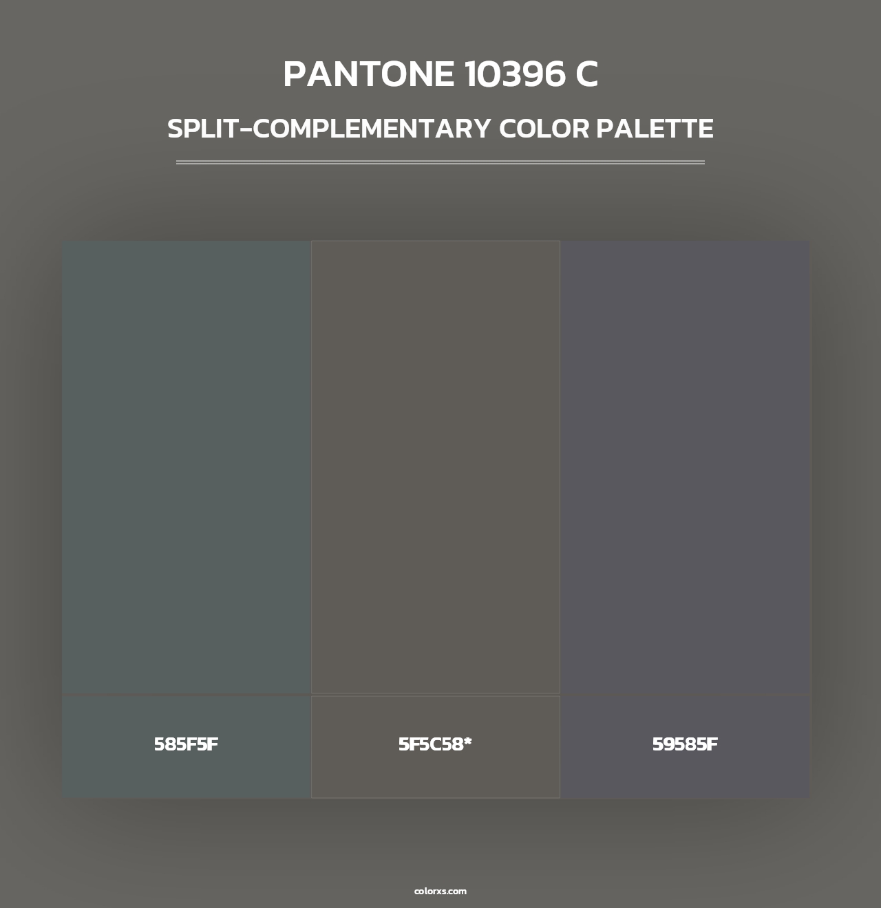 PANTONE 10396 C - Split-Complementary Color Palette