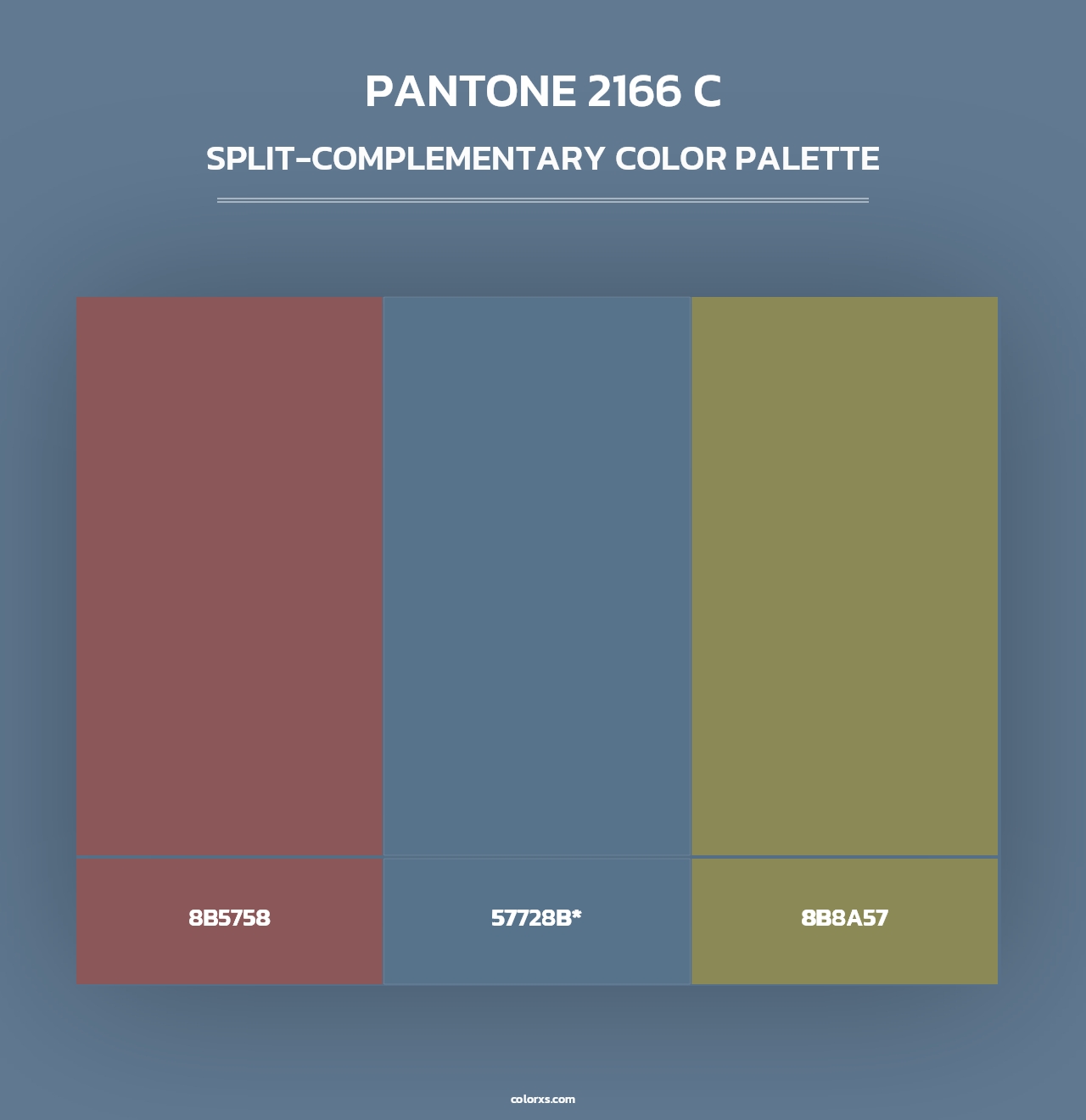 PANTONE 2166 C - Split-Complementary Color Palette