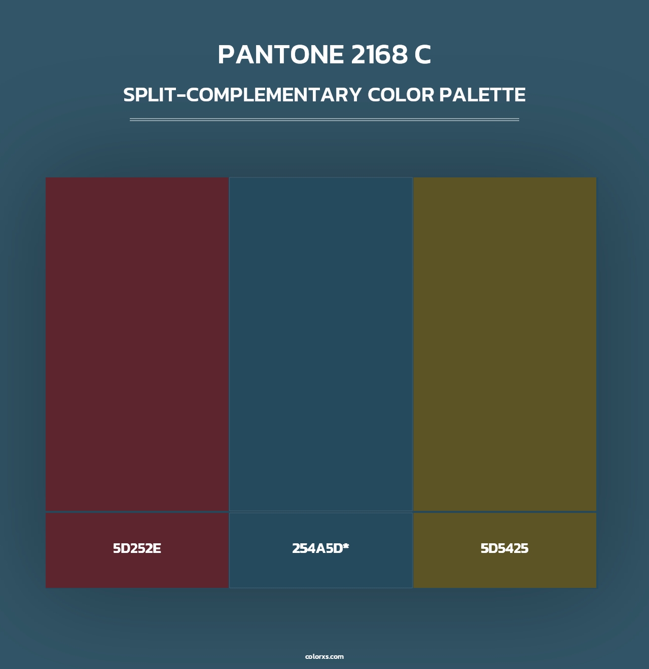 PANTONE 2168 C - Split-Complementary Color Palette