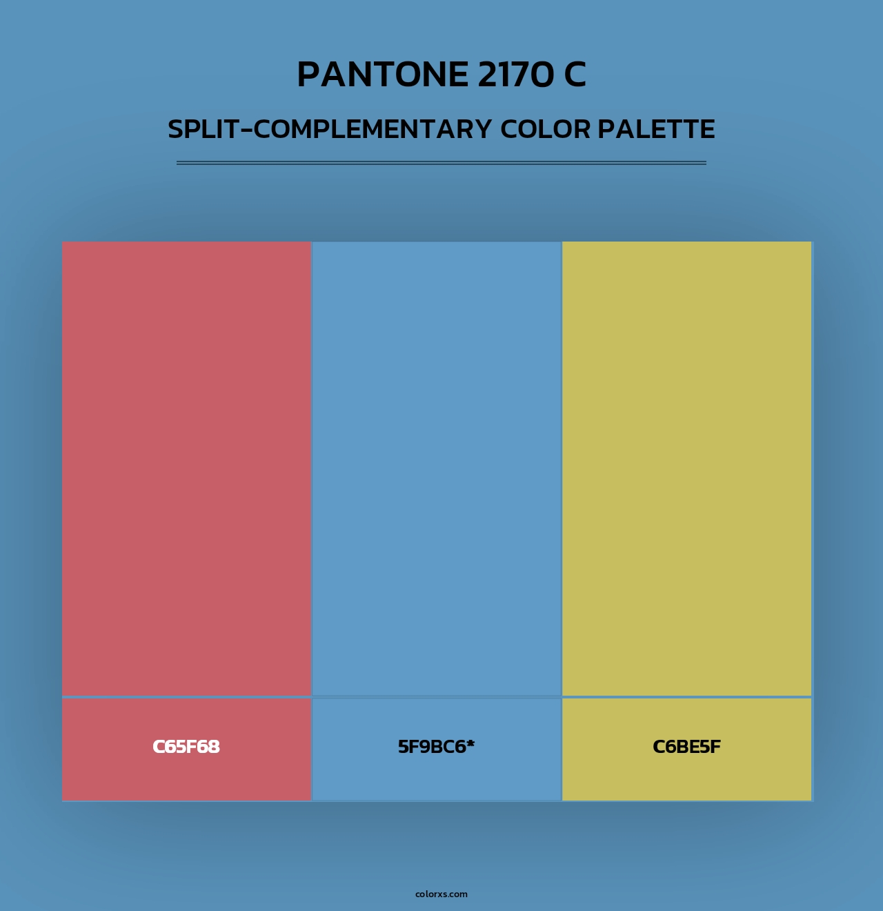 PANTONE 2170 C - Split-Complementary Color Palette