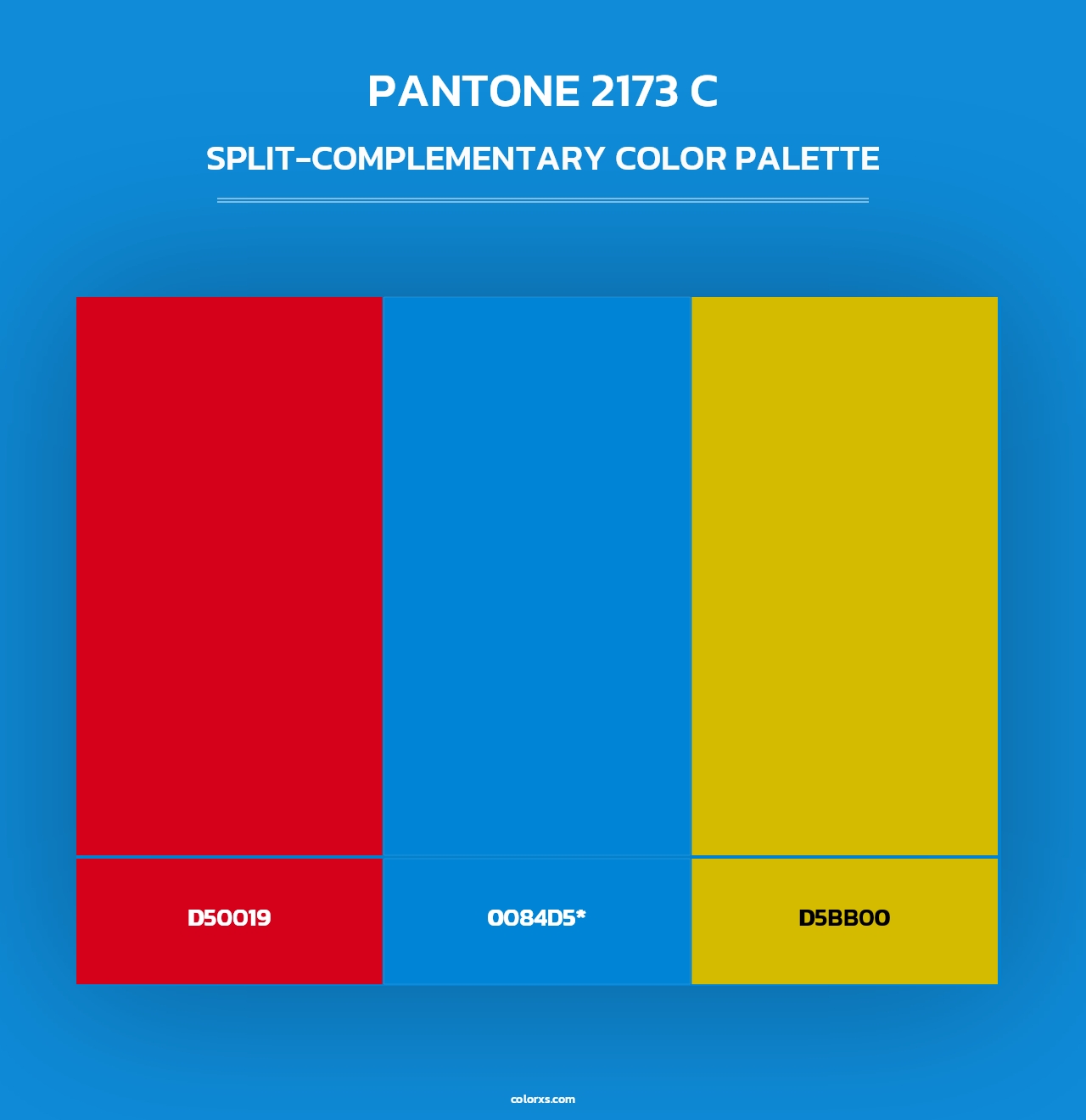 PANTONE 2173 C - Split-Complementary Color Palette