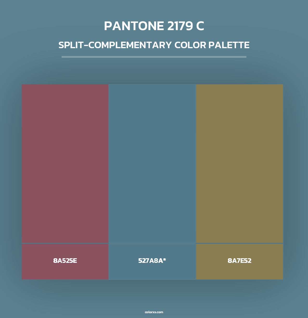PANTONE 2179 C - Split-Complementary Color Palette