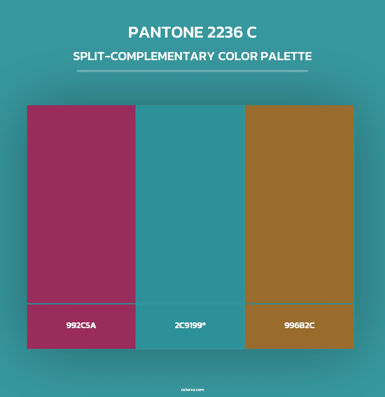 PANTONE 2236 C - Split-Complementary Color Palette