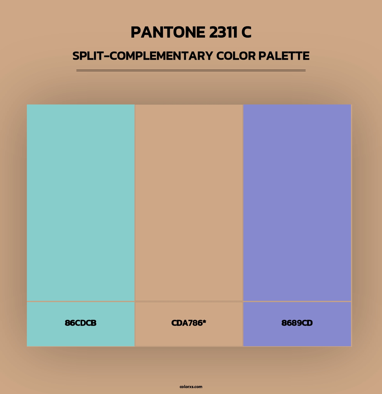 PANTONE 2311 C - Split-Complementary Color Palette
