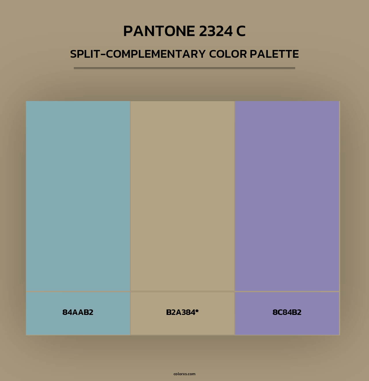 PANTONE 2324 C - Split-Complementary Color Palette