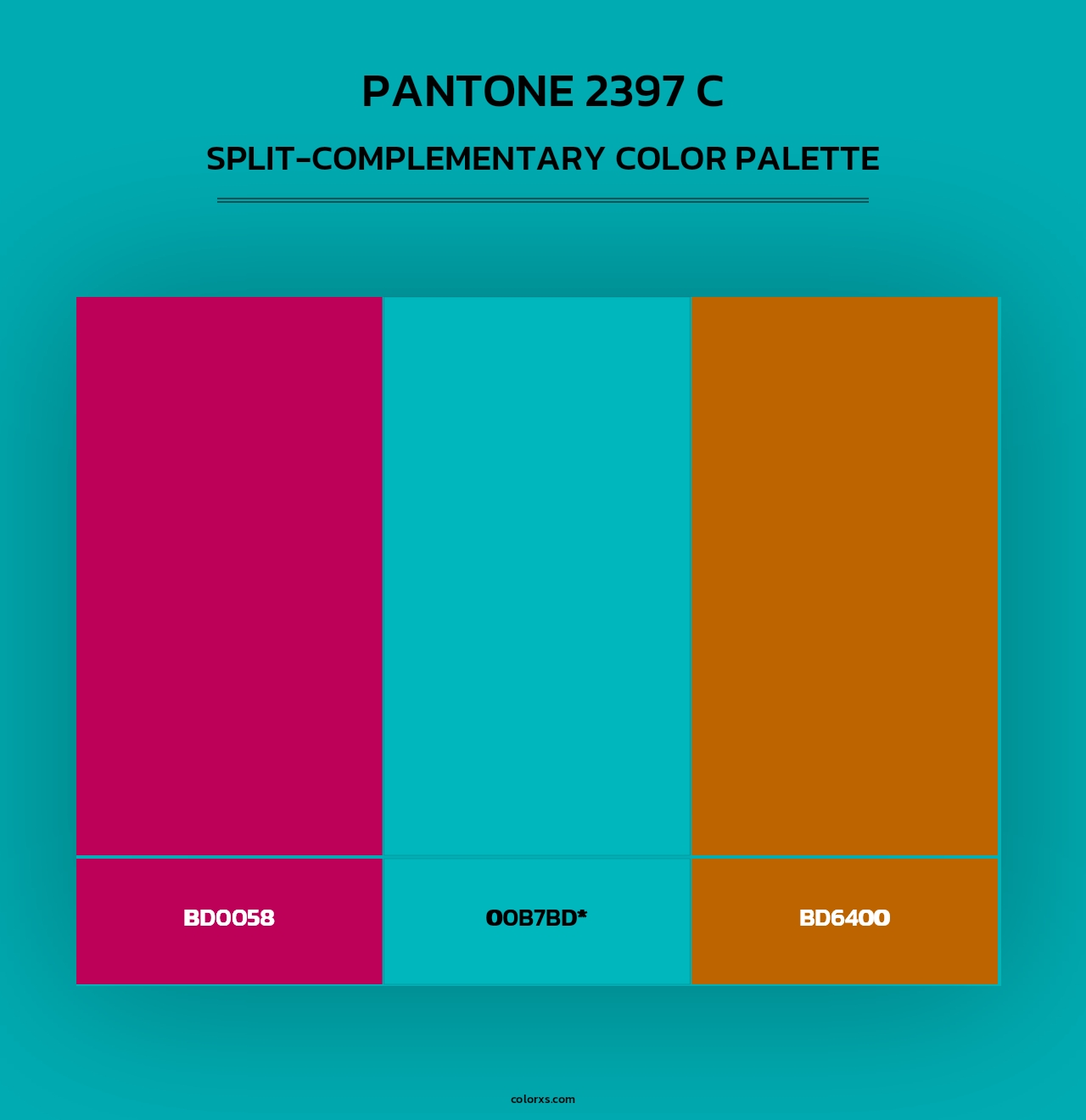 PANTONE 2397 C - Split-Complementary Color Palette