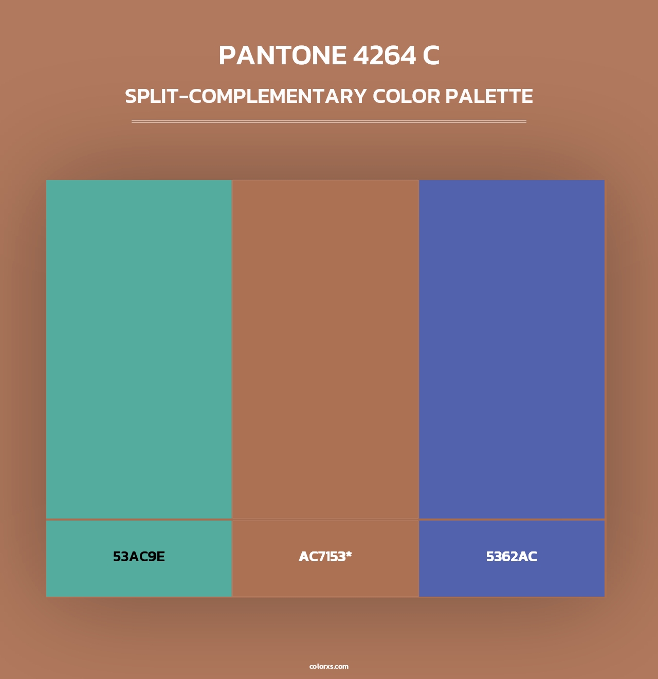 PANTONE 4264 C - Split-Complementary Color Palette